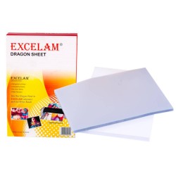 Excelam White Plastic Laminator Dragon Sheet (A4 size)