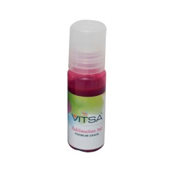 VITSA Light Magenta Sublimation Ink for Epson - Heat Transfer Printing on Mugs, Mobile Cases, Polyester T-Shirts etc for use with Epson Color Printers -70ml Bottle