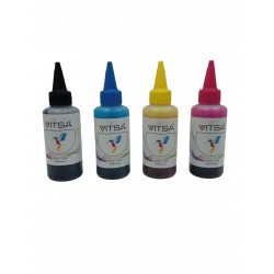 SOFTY INK COMPATIBLE REFILL INK FOR HP INKJET CARTRDIGE 21, 22, 56, 57, 678, 803, 680, 802, 818, 901, 702, 703, 860, 861 & CANON INKJET CARTRDIGE 830, 831, 740, 741, 89, 99, 40, 41 (FULL SET 4 COLOUR - 100ml Each)