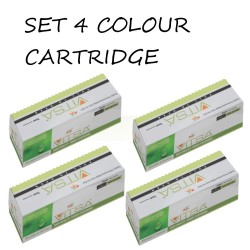 VITSA 119A / W2090A / W2091A / W2092A / W2093A SET TONER CARTRIDGE COMPATIBLE WITH HP COLOR LASERJET PRO 150a / 150nw /  MFP178nw / MFP179fnw PRINTER (CMYK)  (WITH CHIP)