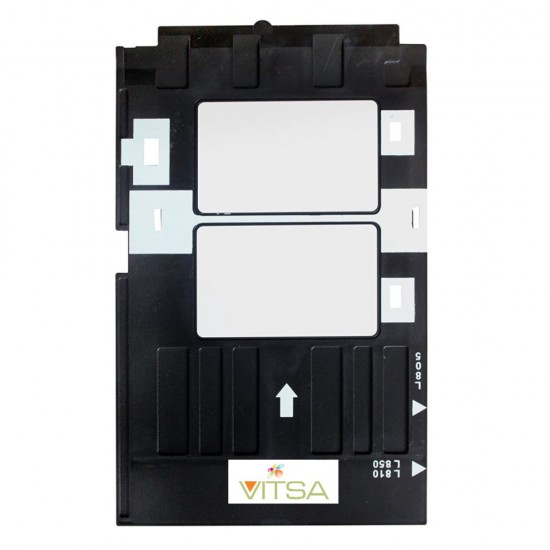 VITSA PVC ID Card Tray for Inkjet Printer Used for Epson L800, L805, L810, L850, R280, R290, T50, T60, P50, P60 Printer