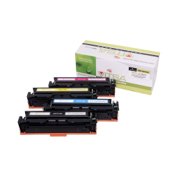VITSA 055 TONER CARTRIDGE COMPATIBLE FOR CANON IMAGE CLASS MF741Cdw, MF743Cdw, MF745Cdw, MF746Cdw,LBP664Cdw LASER PRINTER (SET OF 4) (WITH CHIP)