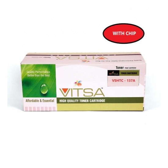VITSA 137A TONER CARTRIDGE COMPATIBLE FOR USE IN HP M208 / MFP M233 Printer (WITH CHIP)