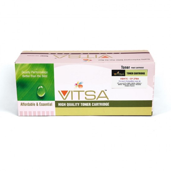 VITSA CF 276A TONER CARTRIDGE COMPATIBLE FOR HP M404 / M404n / M404dn / M404dw / M428 / MFP M428dw / M428fdn / M428fdw LASER PRINTER  (WITH CHIP)
