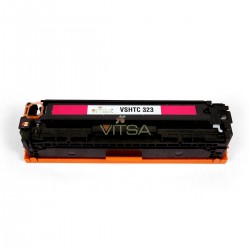 VITSA 128A / CE323A MAGENTA TONER CARTRIDGE COMPATIBLE FOR   HP LASER JET PRO COLOR  CM1415 MFP   /  1415FNW  /  CP1525 PRINTER ( CE 320A )