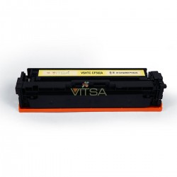 VITSA 202A / CF502A YELLOW TONER CARTRIDGE COMPATIBLE FOR  HP COLOR  PRO M254  /  PRO MFP M280 PRINTER ( CF 500A )