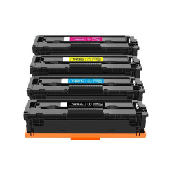 VITSA 215A / W2310A/ W2311A/ W2312A/ W2313A Compatible Toner Cartridge for HP Color Laserjet Pro MFP M182nw, M183fw, M155, M183, M182, Printer (215A Black, Cyan, Magenta, Yellow)