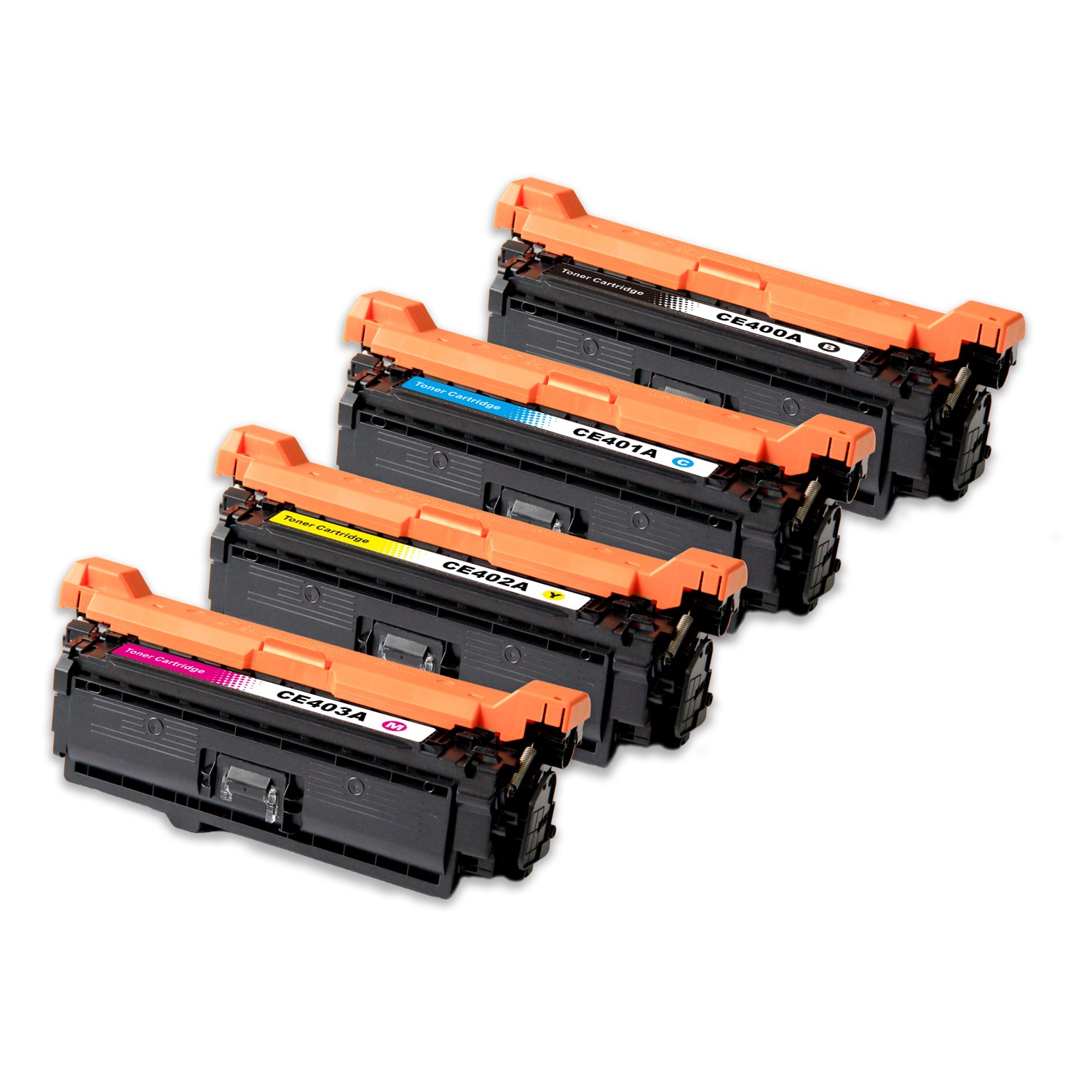 HP 507A / CE400A / CE401A / CE402A / CE403A TONER CARTRIDGE COMPATIBLE ...