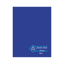 Maruti Bank Pass Book No.7 Size 200mm X 160mm (Ledger Paper) PVC. Cover
