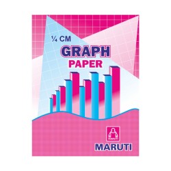 Maruti 1/4 C.M. Graph Paper (100 Sheet) A4 Size 220mm X 285mm