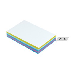 Maruti Rainbow Table Pad Plain No.204 Colour Size (90mm x 140mm) 500 pages (250 leaves)