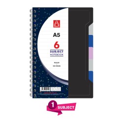 Maruti A/5 One Subject Note Book No.6 Wiro Binding 150 Pages Size 215mm X 140mm