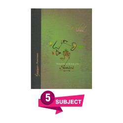 Maruti A/5 Five Subject Note Book No.6 Hard Bound 400 Pages Size 200mm X 145mm