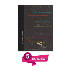 Maruti A/4 Five Subject Note Book No.9 Hard Bound 400 Pages Size 290mm X 205mm