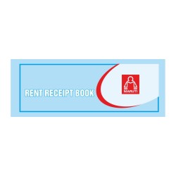 Maruti Rent Receipt Book (English) 40 Lev. Size 280mm X 105mm (Min. Order 10Pics.)