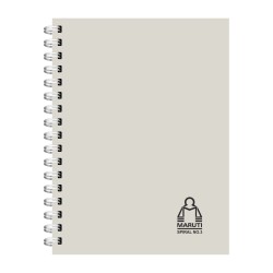 Spiral Pad Ruled Size No.3 (115mm x 90mm) Notebook with Wiro Binding (Side Opening ), 80 pages (40 leaves)