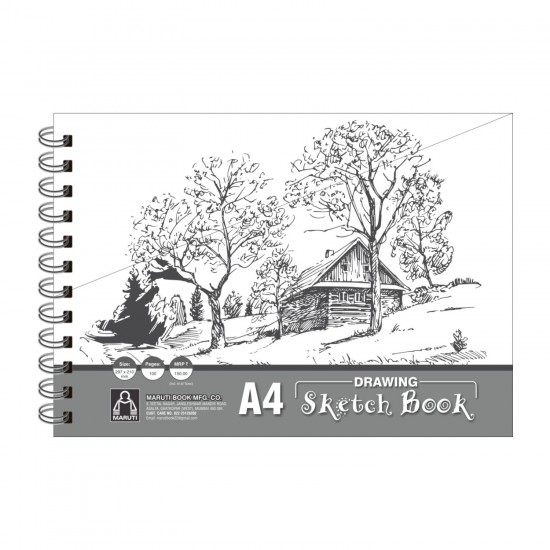Amazon.com: 9 x 12 inches Sketch Book, Top Spiral Bound Sketch Pad, 1 Pack  100-Sheets (68lb/100gsm), Acid Free Art Sketchbook Artistic Drawing  Painting Writing Paper for Kids Adults Beginners Artists : Fuxi: