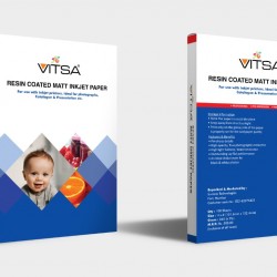  Vitsa 4 x 6 (inch) Resin Coated Photo Paper 265 gsm (4R) (Matte Finish) 100 SHEET