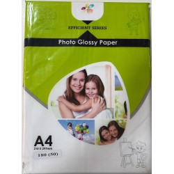 VITSA A4 EFFICIENT SERIES Glossy Photo Paper 180 GSM Pack 50 Sheets (PACK OF 2)
