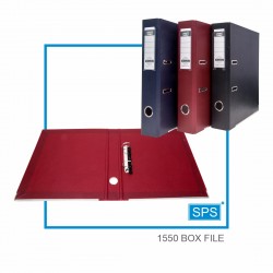 2D Ring Box File For Use In Corporate And Small Office With Rexin Bound And PVC Coated F/C SIZE(Min. Order 4pics)