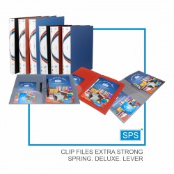 A4 Clip File - Extra Strong 2D RING Binder