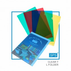 Clean Pure L-Type Transparent FC Size Document Folder