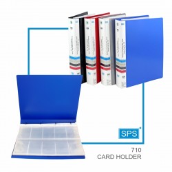 Business / Visiting Card Holder with 800 Cards Capacity in 10 up style With 4 Binder Clip