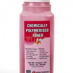 Chemical Colour Toner Powder Meganta For Use in HP CP 1215 /CP 1515 / CP 2025 / CP1025 Printer Toner 45 GRM BOTTLE