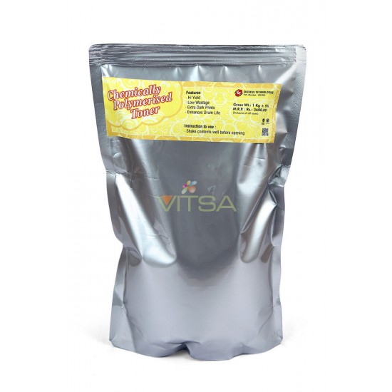 Chemical Colour Toner Powder Yellow  For Use in HP CP 1215 /CP 1515 / CP 2025 / CP1025 Printer Toner 1 KG